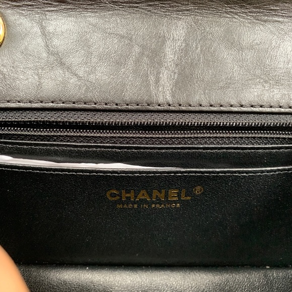 Chanel classic black reissue mini 224 GHW bag - Picture 7 of 9